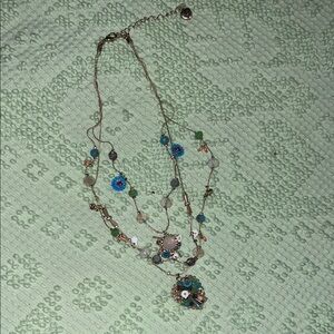 Betsey Johnson 3 Layered Necklace